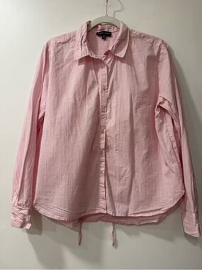 Modern Works Pink Striped Button-Up Shirt